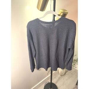 Velvet lite pullover navy heathered cozy waffle lightweight cotton easy wear sm